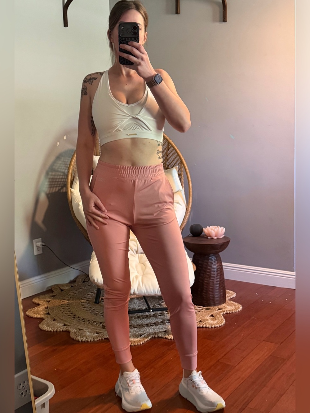 Pink active pink joggers